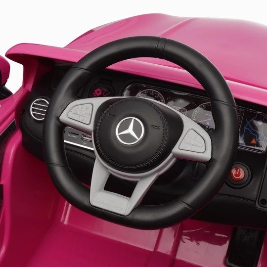 Mercedes-Benz S63 家长可遥控12V儿童电动车，多色选
