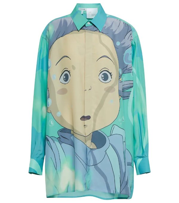 x Spirited Away Chihiro oversized shirt