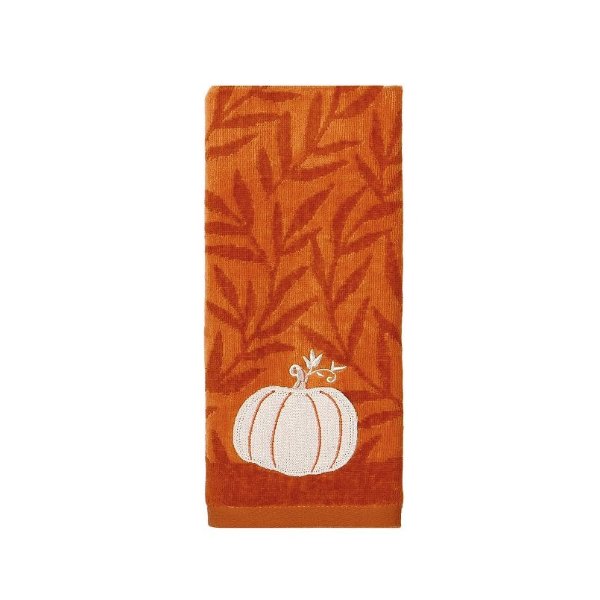 Celebrate Together™ Fall Pumpkin and Leaves Hand Towel