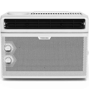 Toshiba 5,000 BTU 115 Volt Window Air Conditioner Cools 150 sq. ft. with Remote in White