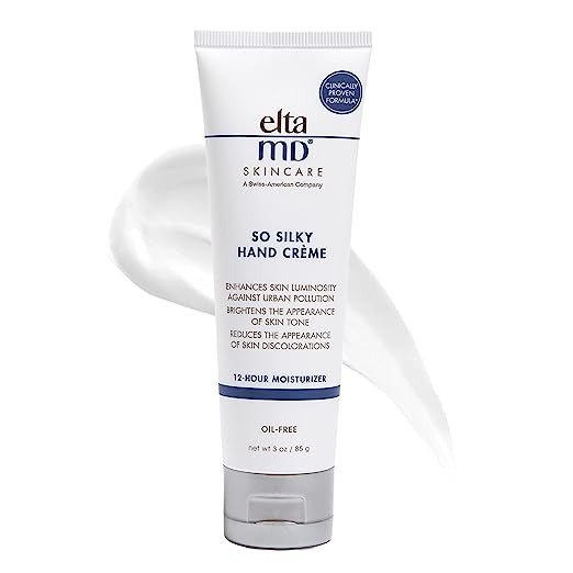 So Silky Hand Creme, Moisturizing Hand Lotion with Ceramides, Sclareolide and Vitamin E for Dry, Flaking Hands, 12-Hour Hand Cream, 3 oz.