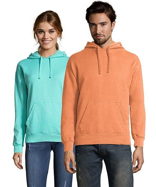 Adult ComfortWash™ Garment Dyed Fleece Hoodie Sweatshirt