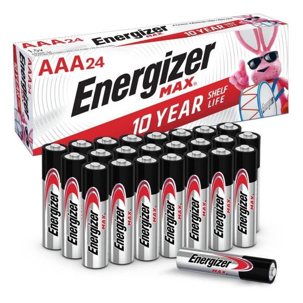 AAA Batteries, Max Triple A Max Battery Alkaline, 24 Count