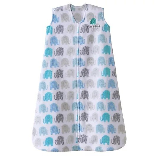 ® SleepSack® Microfleece Wearable Blanket in Blue Texture Elephant | buybuy BABY