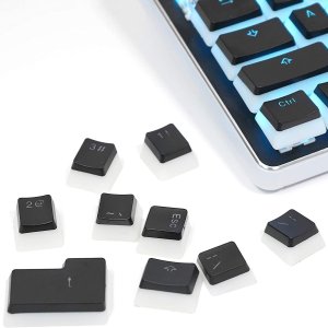 RK ROYAL KLUDGE 112 Double Shot PBT Pudding Keycaps