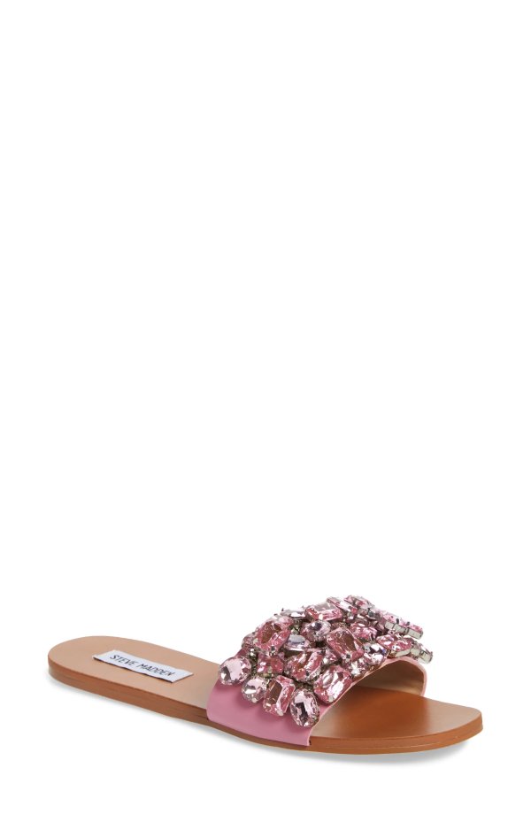 Brionna Embellished Slide Sandal