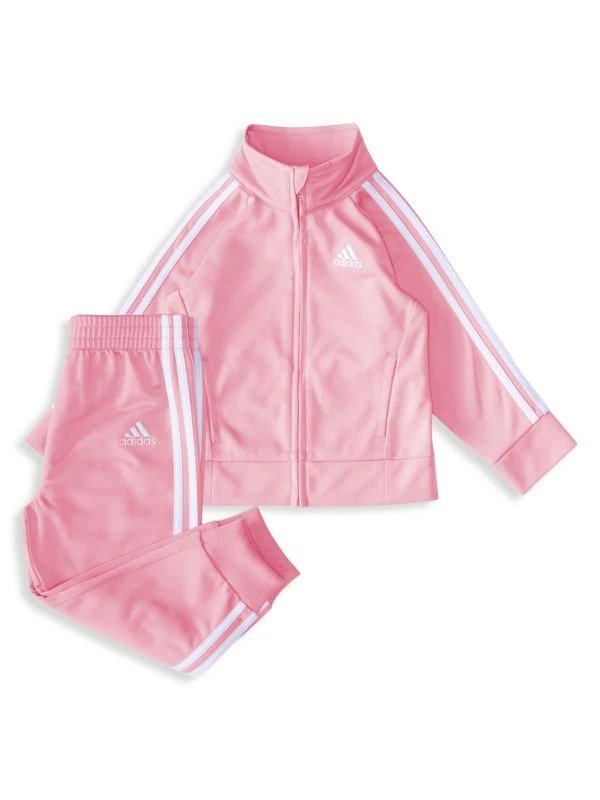 Baby Girl's 2-Piece Tricot Logo Jacket & Joggers Set