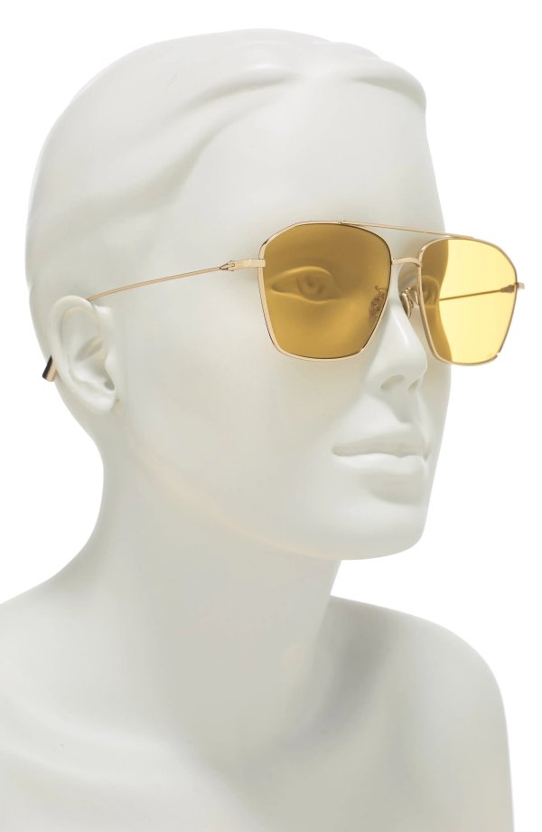 57mm Stellaire Aviator Sunglasses