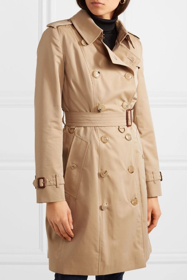 The Chelsea cotton-gabardine trench coat
