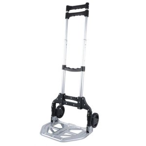 OLYMPIA Pack-N-Roll 150 lb. Folding Hand Truck with Steel Toe Plate