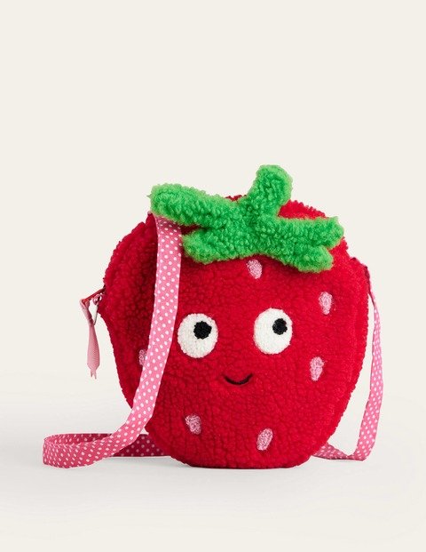 Novelty Crossbody BagPoppy Red Strawberry