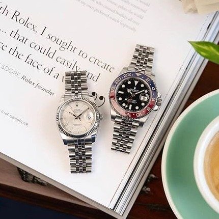GMT-Master II Pepsi Blue and Red Bezel Watch 
