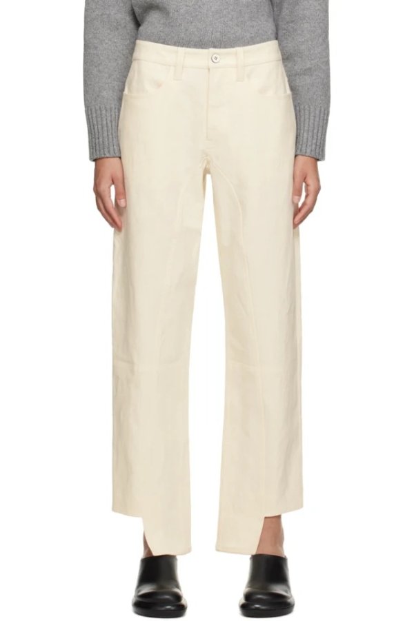 Off-White Stepped Cuff Trousers