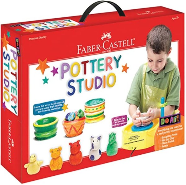 Do Art Pottery Studio, Pottery Wheel Kit for Kids