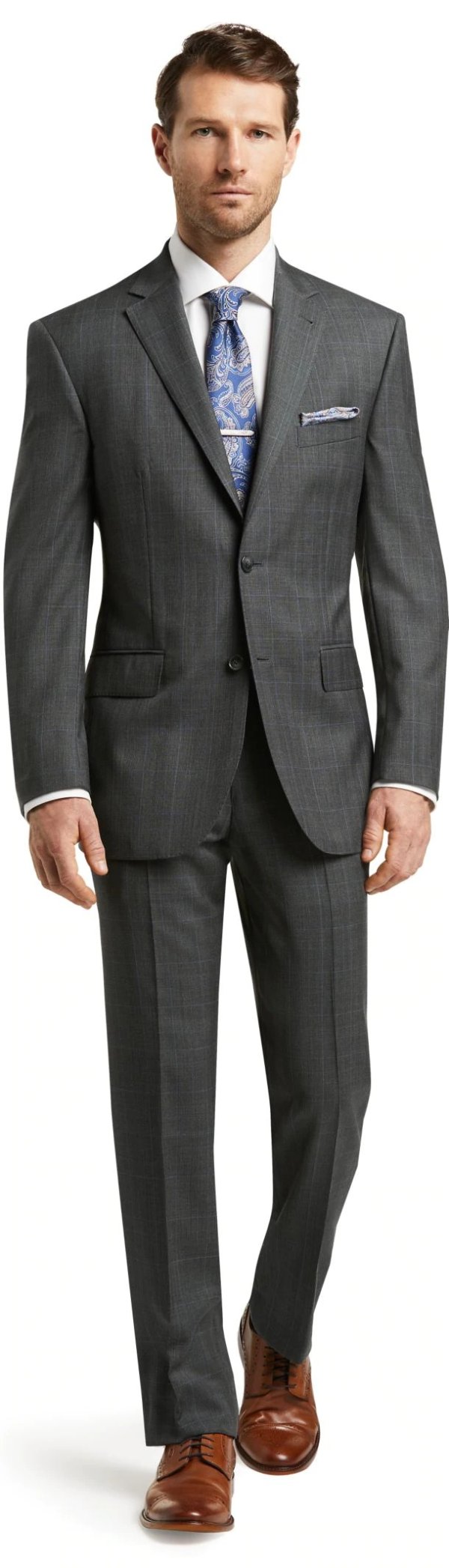 Reserve Collection Tailored Fit Plaid Suit CLEARANCE - All Clearance | Jos A Bank