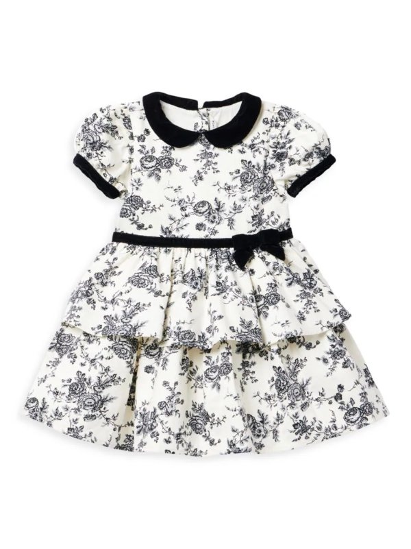 Baby Girl's, Little Girl's & Girl's Toile Cotton Satin Dress