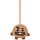 Official Merchandise by Line Friends - SHOOKY Character Silicone Name ID Badge Holder, Brown