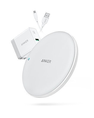 PowerWave 7.5 Fast Wireless Charging Pad with Quick Charge Adapter