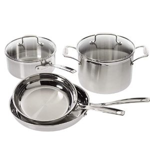 Cuisinart Stainless Steel 6-Piece Cookware Set @ Amazon