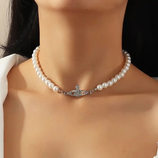 Minimalist Rhinestone Pendant Necklace Elegant Transparent - Temu