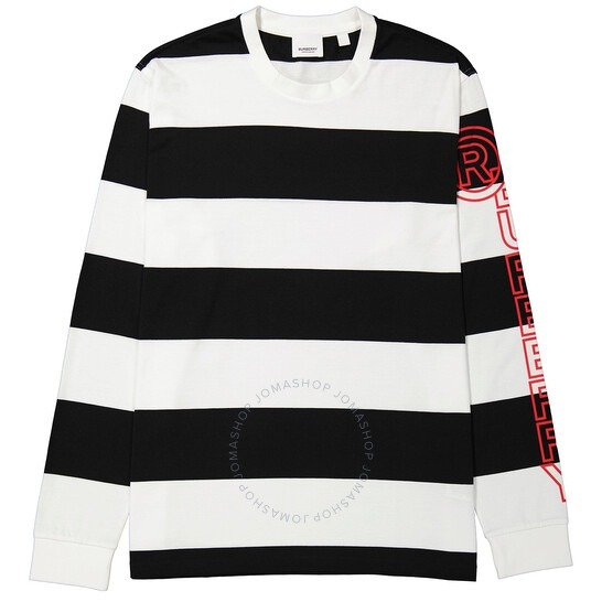 Laxley Stripe Cotton Oversized Long-sleeve T-shirt