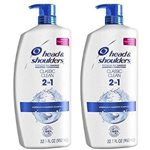 Head and Shoulders, Shampoo and Conditioner 2 in 1 Twin Pack @ Amazon
