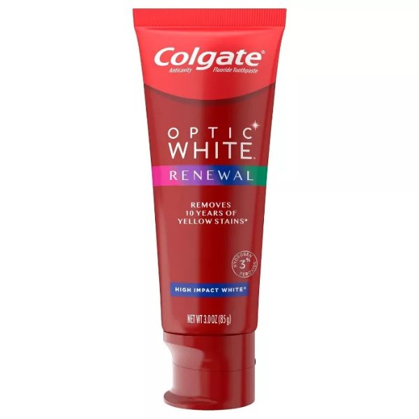 Optic White Renewal Teeth Whitening Toothpaste - High Impact White - 3oz
