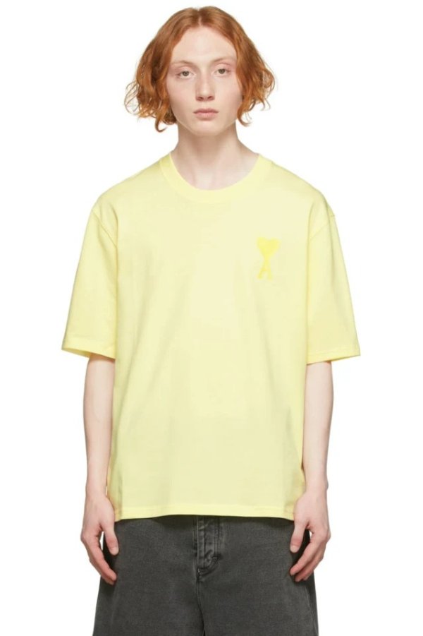 Yellow Ami De Coeur T-Shirt