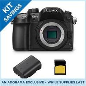 Panasonic Lumix DMC-GH4 Mirrorless Digital Camera Body + Battery & Memory Card
