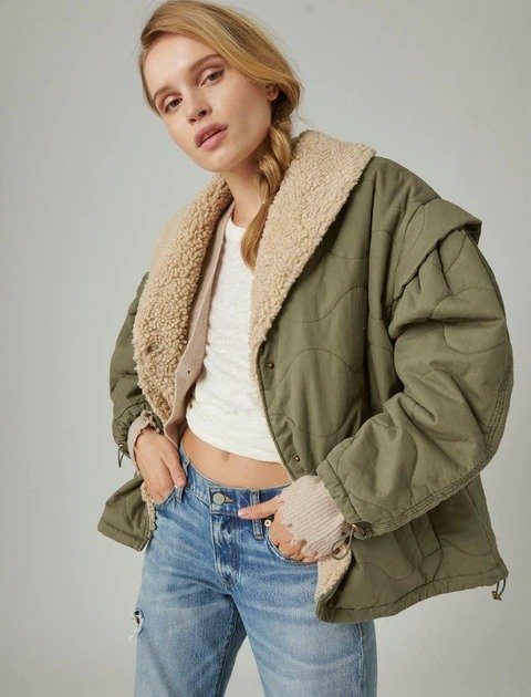 women's quilted bomber jacket