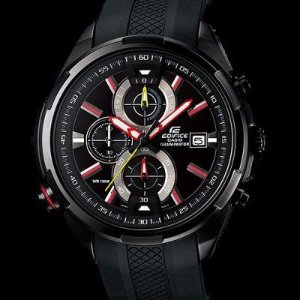 Casio Men's EFR-536PB-1A3VCF Neon Illuminator Black Watch