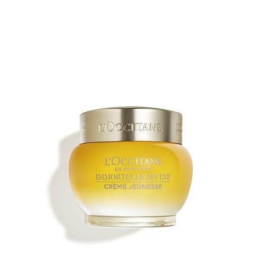 L’OCCITANE Immortelle Divine Firming Face Cream: Our #1 Cream, Improve Wrinkles, Smooth Skin, Daily Moisturizer for a Youthful Radiance, 1.7 oz.
