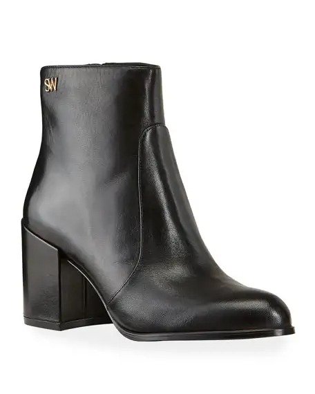 Quinn Leather Ankle Boots