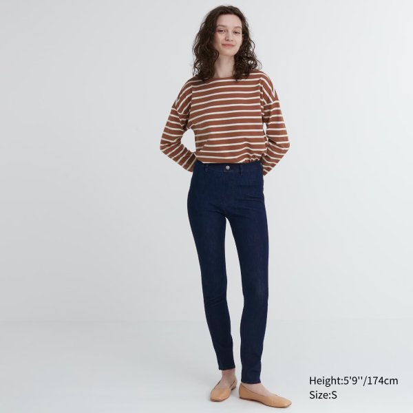Ultra Stretch Denim Leggings Pants (Tall) | UNIQLO US