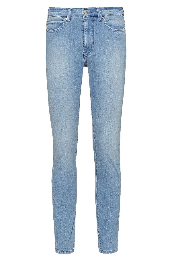 CHARLIE super-skinny-fit jeans in light-blue stretch denim
