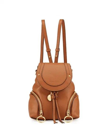 Olga SBC Medium Leather Backpack Bag