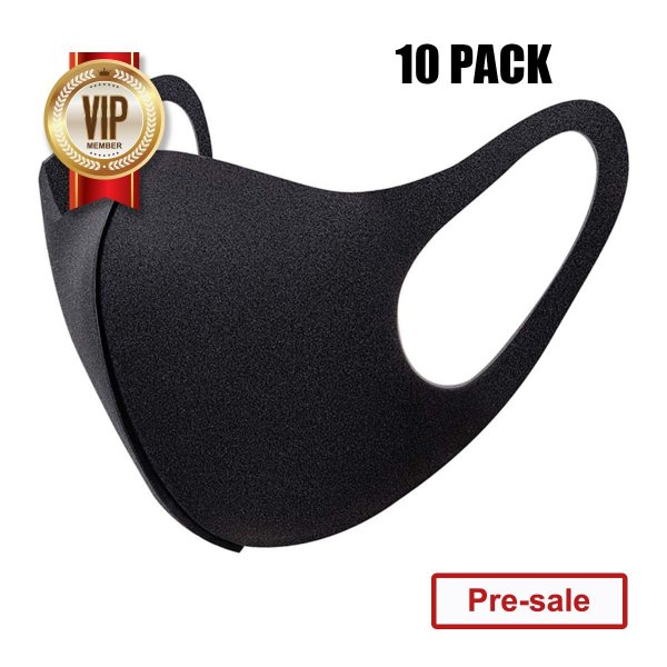 Anti Dust Reusable Face Mask (10 pcs), Pre-sale