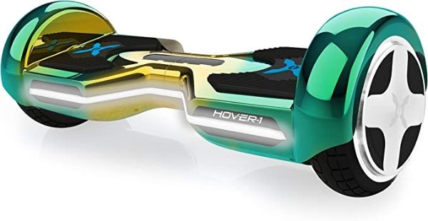 -1 Horizon Electricboard | 7MPH Top Speed, 7 Mile Range, 3.5HR Full-Charge, Built-In Bluetooth Speaker, Rider Modes: Beginner to Expert, Green/Yellow