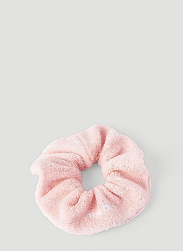 Logo Scrunchie in Pink