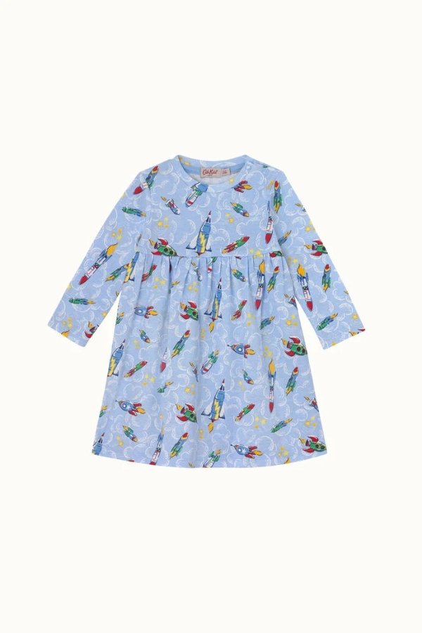 Rockets Baby Long Sleeve Everyday Dress (0-24 Months)