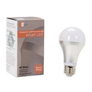 Collection LED CL-G60E-6W (W) 40 Watt Equivalent LED Light Bulb (Warm White)