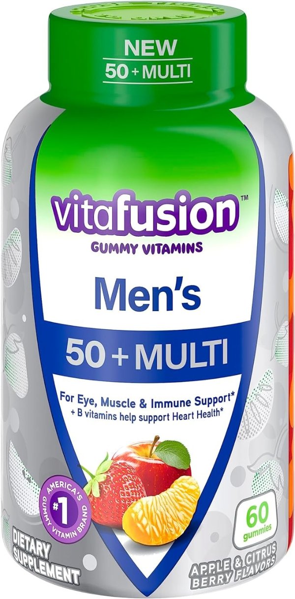Men's 50+ Multi Daily Support Supplement 60 Count