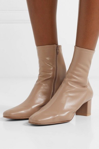 Sofia leather sock boots