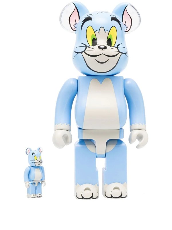 x Tom and Jerry Classic Color Be@rbrick figure set