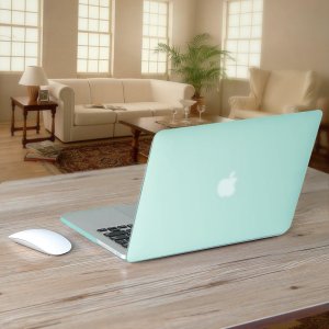 Inateck 13-inch Soft-touch Hard Shell Case Cover for 13.3" MacBook Pro Retina, Mint Green