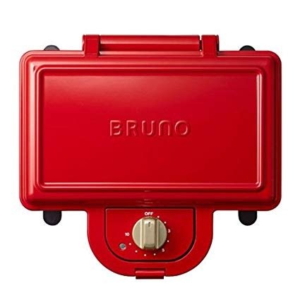 BRUNO Hot Sand Maker Double (Red) BOE044-RD【Japan Domestic genuine products】【Ships from JAPAN】