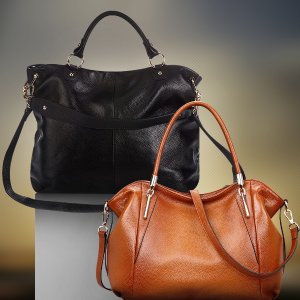 Kattee Women's Vintage Genuine Leather Hobo Tote Shoulder Bag