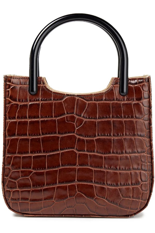 Eric croc-effect leather tote