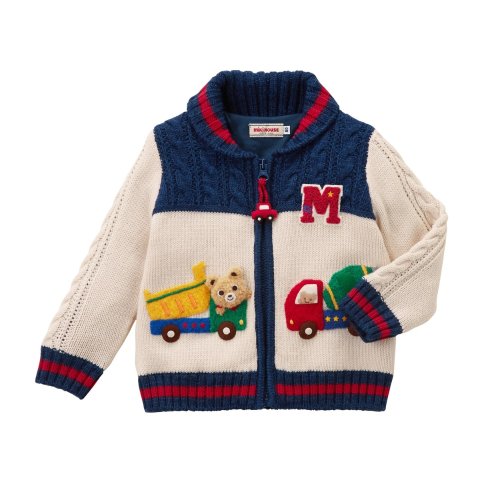MIKI HOUSECable Knit Jacket