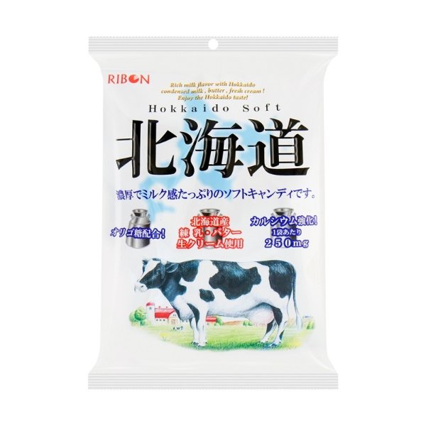 日本RIBON 北海道特浓牛奶糖 110g 